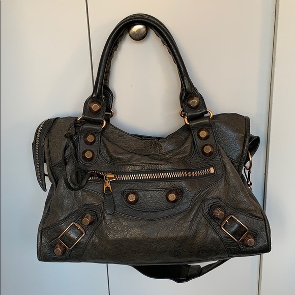 Balenciaga bag- grey with rose gold hardware - Picture 1 of 3